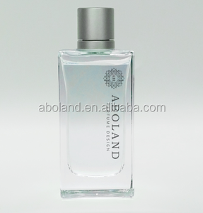 2018 Trong Suốt <span class=keywords><strong>60Ml</strong></span> Cube Quảng Trường Tinh Thể Cao Cấp Chai Nước Hoa Với Uốn Cổ - Product Image 2