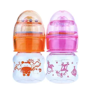 2Oz New Born Bé Cấp Thực Phẩm BPA Free PP Bé Ăn Chai Với Lục Lạc