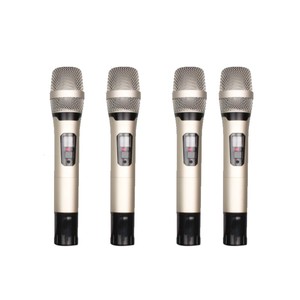 Hàng Mới Về! WM <span class=keywords><strong>Series</strong></span> UHF Không Dây Chuyên Nghiệp 4 Kênh Micro Karaoke 4 Mic Cầm Tay - Product Image 3