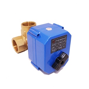 Motorisierte antrieb BSP NPT elektrische ball ventil 2 weg 3 weg edelstahl PVC elektrische 3 weg automatische ventil - Product Image 3