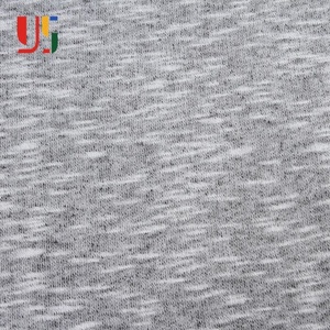 Tissu en coton, tissu en molleton <span class=keywords><strong>français</strong></span> chiné, tissu en polaire en polyester brossé pour sweats à capuche - Product Image 2