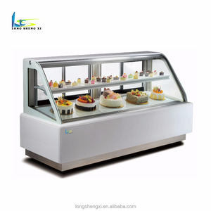 Vetrina Refrigerata Commerciale Monotemperatura per Pasticceria, Espositore Refrigerato a Raffreddamento ad Aria per Torte e Dolci - Product Image 4