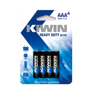 1.5 V AAA גודל/R03P/um-4/מס 7 אבץ פחמן כבד החובה יבש סוללה עבור ופנס שעון - Product Image 4