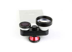 4 en 1 lente para el <span class=keywords><strong>iPhone</strong></span> 5 con montura súper especial 5x/180 <span class=keywords><strong>ojo</strong></span> de <span class=keywords><strong>pez</strong></span> / macro / frontal 180 <span class=keywords><strong>ojo</strong></span> de <span class=keywords><strong>pez</strong></span> - Product Image 1