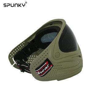 Équipement de <span class=keywords><strong>Paintball</strong></span> Olive Anti-buée <span class=keywords><strong>Paintball</strong></span> <span class=keywords><strong>masque</strong></span> complet avec teinture I4 lentille thermique - Product Image 3