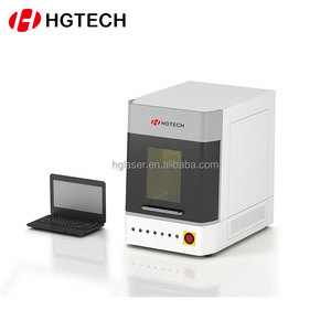 HGTECH China Hot Sale Laser Metal Pet ID Tag Engraving/Marking Machine