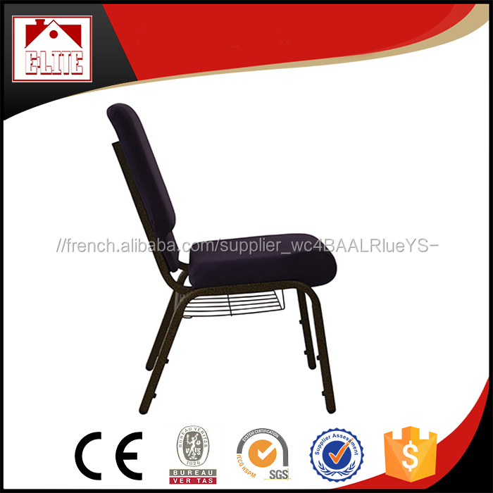Good selling stackable padded church chairs