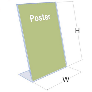 Giá Đỡ Áp Phích Bằng <span class=keywords><strong>Acrylic</strong></span> Trong Suốt, Giá Đứng Để Giấy Tờ Tùy Chọn - Product Image 2
