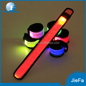 2016 free running exercise outdoor concert Flash CE & ROHS LED custom slap on wristband bracelet - Product Image 5