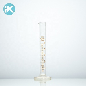 Huke personalizado suministros <span class=keywords><strong>de</strong></span> laboratorio <span class=keywords><strong>de</strong></span> alta calidad 3,3 boro botella <span class=keywords><strong>de</strong></span> vidrio <span class=keywords><strong>de</strong></span> <span class=keywords><strong>5</strong></span> ml cilindro <span class=keywords><strong>de</strong></span> medición - Product Image 1