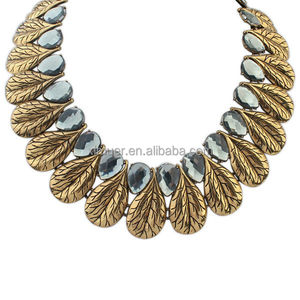 High Quality Vintage <strong>Crystal</strong> <strong>Choker</strong> <strong>Necklace</strong> - Product Image 4