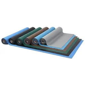 Green BLACK BLUE ESD antistatic rubber plastic floor mat For Electronic Production Line