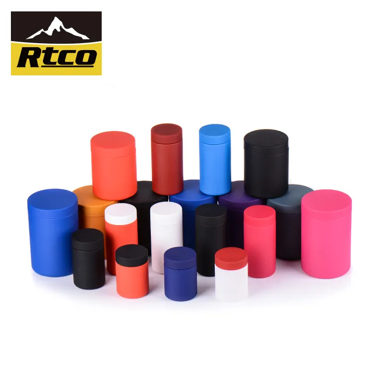 RTCO çin üretici takviyeleri depolama konteyner mühürler kavanoz yumuşak dokunuşlu ambalaj şişe