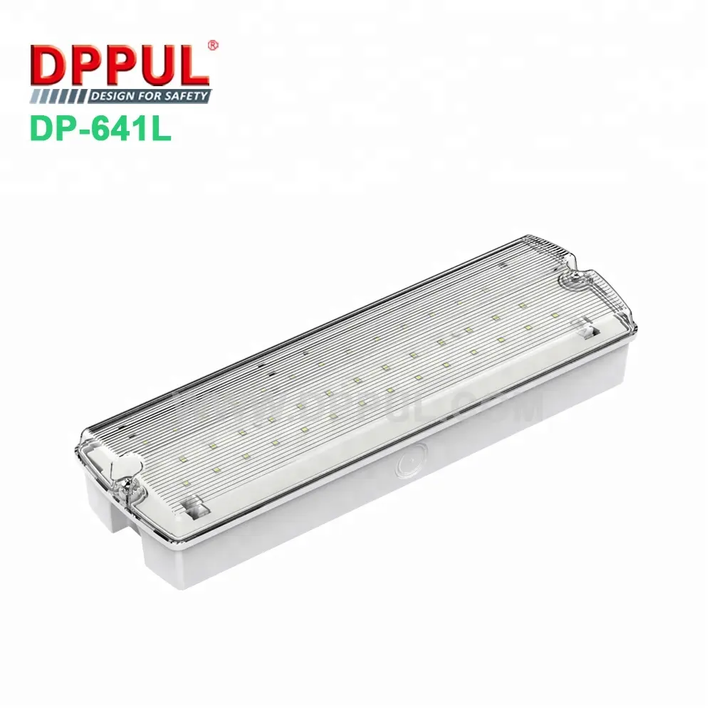 Zhongshan DPPUL Factory Price 7w IP65 41Pcs Led High Bright Operated Bulkhead Led Emergency Light