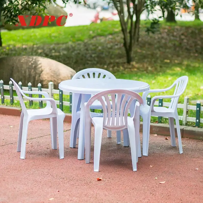 Ensemble de table, chaise de jardin, en plastique, à bas prix, livraison gratuite en chine