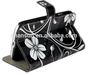 foto de la flor bolsa de cuero para cubrir <span class=keywords><strong>samsung</strong></span> <span class=keywords><strong>galaxy</strong></span> <span class=keywords><strong>grand</strong></span> i9060 <span class=keywords><strong>neo</strong></span> - Product Image 3