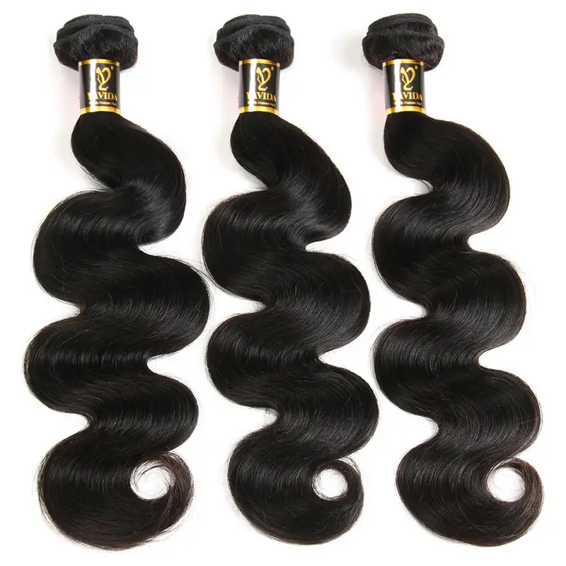 YaVida 2019 hot selling brazilian hair 100g/pcs human body wave hair 3 bundles for women