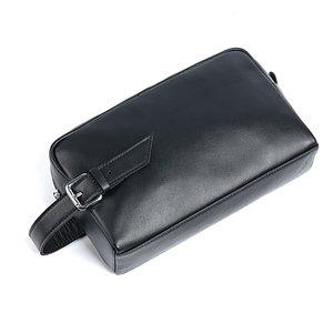 De cuero genuino de los hombres de viaje neceser bolsa Dopp Kit - Product Image 4