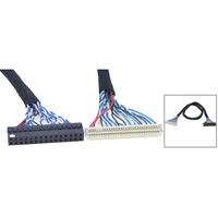 Câble LVDS 20-30 broches 2ch 8bits, pour écran LCD, câble LVDS 40 broches, cordon de personnalisation