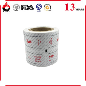 Pacchetto flessibile di plastica rotolo di pellicola di tenuta di calore di <span class=keywords><strong>carta</strong></span> 5g/8g/10g rotolo di pellicola bustina di zucchero - Product Image 2