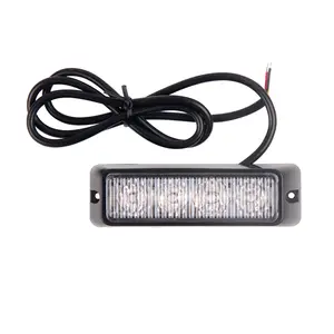 LED-04D led strobe light 12V led flashing light 4W easy installation wholesale emergency headlight strobes