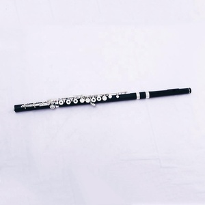 Meilleur fait à la main OEM bois droit touches françaises C ton E mécanisme Flu-it noir bois Flauto grenadilla Flauta ébène flûte - Product Image 1