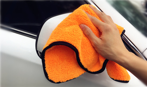 Paños de Limpieza para Coche de Microfibra de Doble Cara, <span class=keywords><strong>Terciopelo</strong></span> Coral, Alemania, con Color Negro Clásico - Product Image 4
