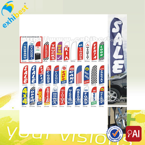 No wind full curve top US advertising <span class=keywords><strong>Banner</strong></span> Fether Swooper Flag tremolo - Product Image 1