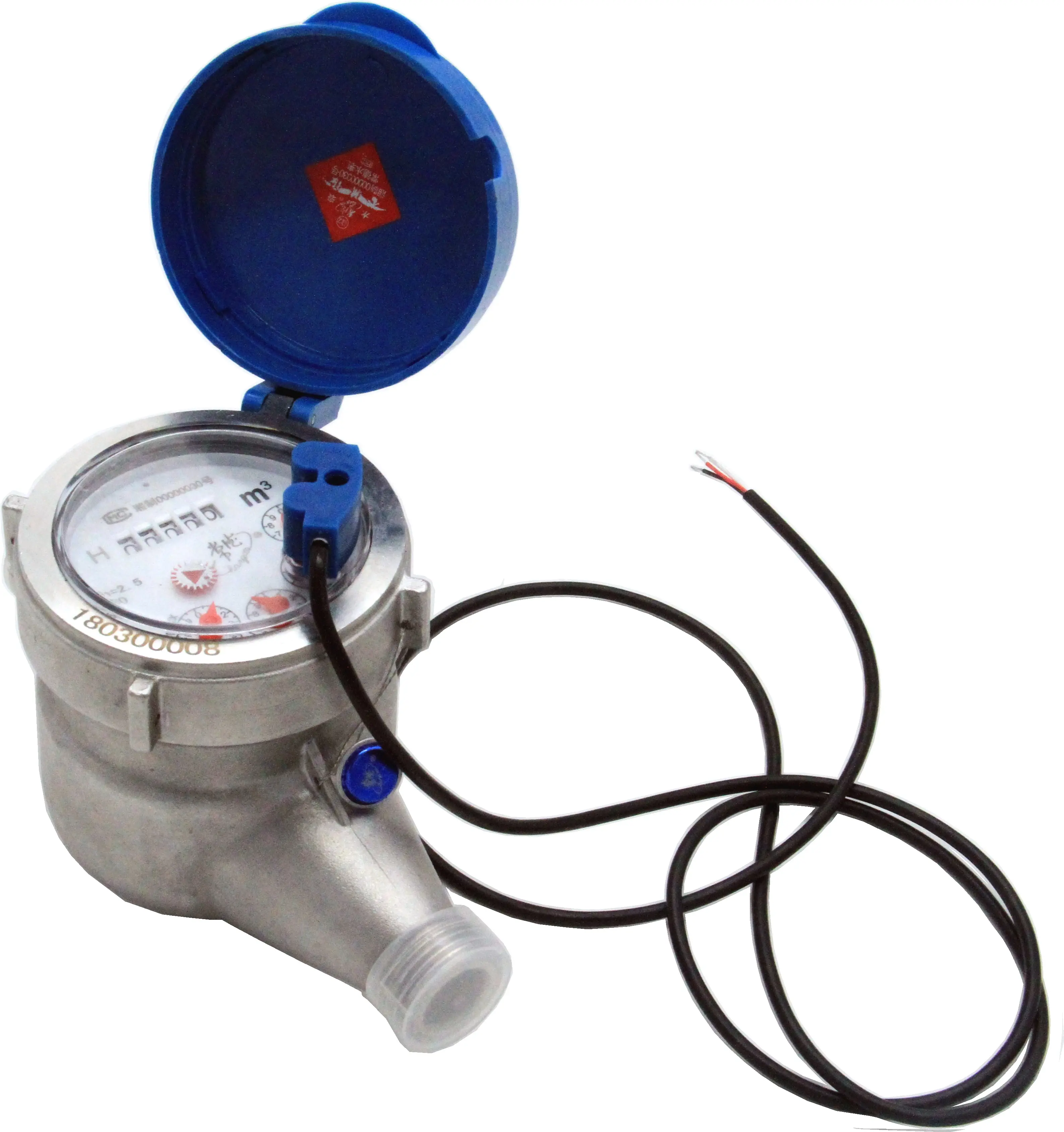 1pulse/0.10ft3, 1 pulse= approx. 0.748 gal. pulse output transmission water meter pulse