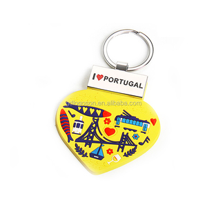 Llavero de Metal con Diseño Personalizado al por Mayor de Logoson Factory, Juego de Llaveros de Metal con Esmalte, Recuerdo de <span class=keywords><strong>Portugal</strong></span> - Product Image 6