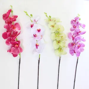 Artificial Orchid Factory Selling Wholesale Artificial Orchid Flower Moth Orchid
