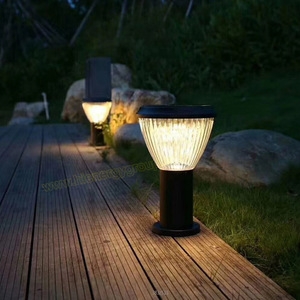 Lumière de pelouse d'extérieur, pilier en aluminium à énergie solaire, lampe de paysage, idéale pour une <span class=keywords><strong>allée</strong></span>, un <span class=keywords><strong>Garage</strong></span>, une cour, un Patio ou un sentier - Product Image 6
