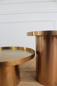 Favors T-09 <strong>Gold</strong> Color Plating Stainless Steel Modern <strong>Round</strong> <strong>Side</strong> <strong>Table</strong> for Living Room Home Coffee Furniture - Product Image 5