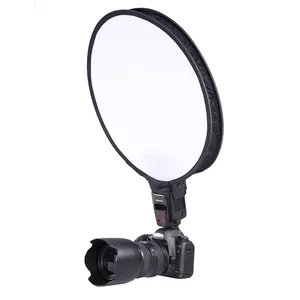 Draagbare Universele Photo Ronde Flash Diffuser Softbox Soft Cover