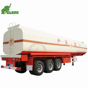 Remolque cisterna de agua Remolque cisterna de combustible de 3 ejes Camión cisterna de aceite Transportador Remolque de tanque de agua