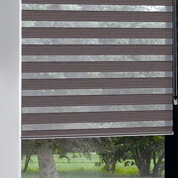 HaoYan Солнцезащитная ручная ткань из полиэстера плиссированная полосатая Штора на роликах