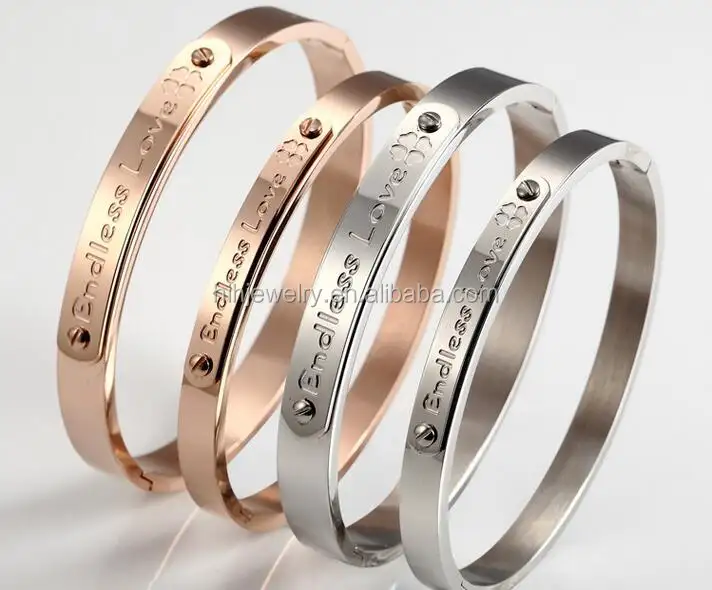Pulseira de metal, pulseiras da moda com placa de metal, pulseiras com placa gravada de aço inoxidável, bracelete com nome