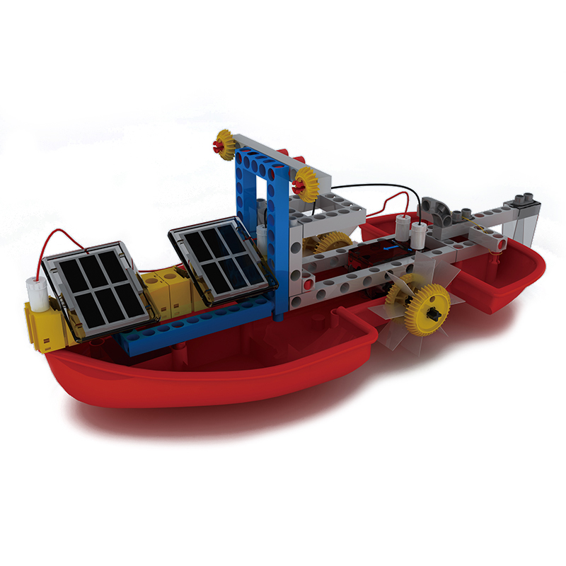 365PCS dynamic electronic diy enlighten electronic solar toy brick