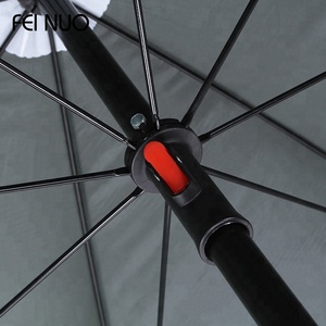 Sombrilla de Playa Moderna con Diseño OEN, Teñida en Color Sólido, Impermeable, con Cortina - Product Image 3