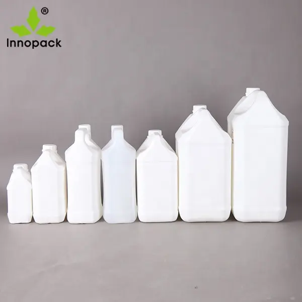 1.3L 2L 5L 10L 12.5L食品グレードHDPEボトルオイル/ミルク/水用の無料サンプルプラスチックスクエアバケット