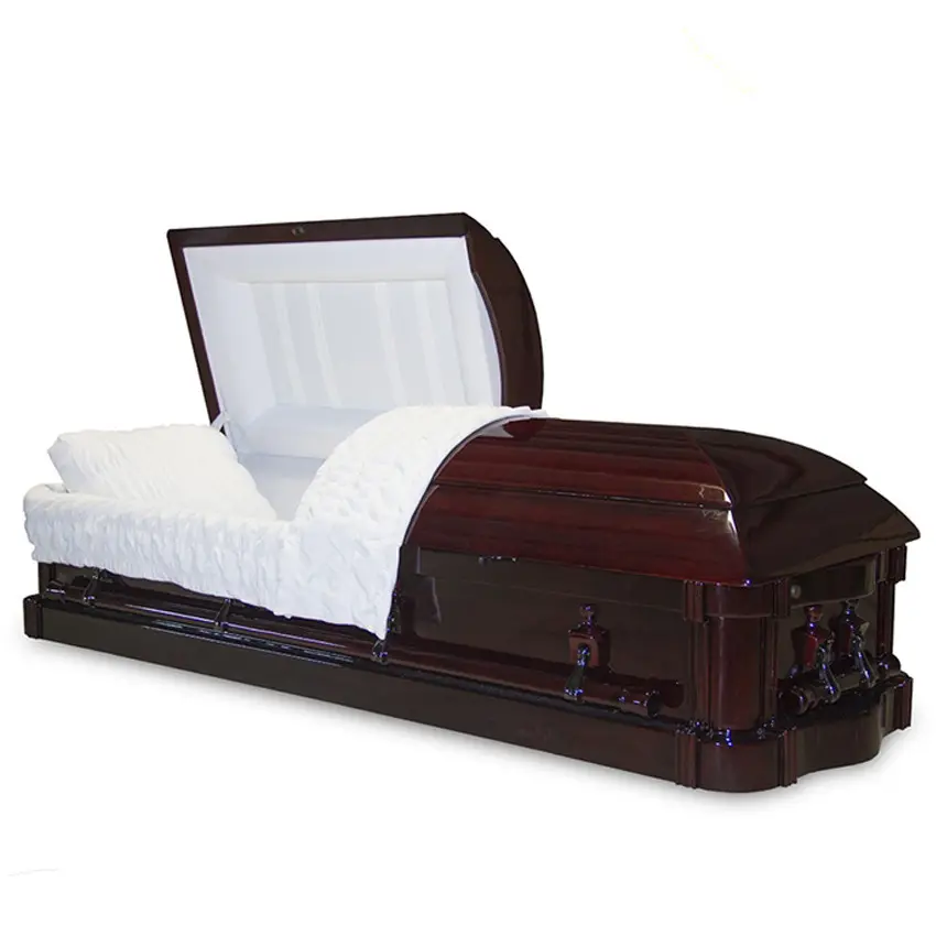 E888 Hot selling American sold wooden coffins caskets