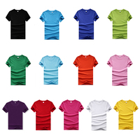 2019 KCOA 1 STKS 100% katoen zwart T-shirt met ronde hals op maat