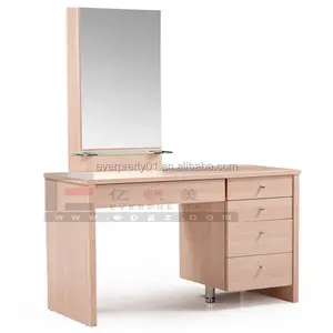 Moderne Schlafzimmer möbel Holz Eitelkeit Schmink tisch Schrank mit Schmink spiegel