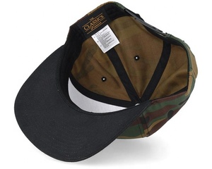 Casquettes <span class=keywords><strong>Snapback</strong></span> à visière plate en molleton de coton personnalisées en gros - Performance, extérieur, fête, vintage, débutant, vierge, noir - Product Image 2
