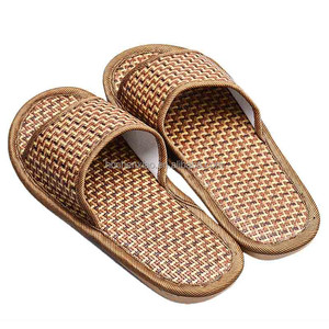 Nouvelles pantoufles d'été 2023 pour la maison, antidérapantes, en <span class=keywords><strong>bambou</strong></span>, pour femmes et hommes, pantoufles en <span class=keywords><strong>bambou</strong></span> pour la maison - Product Image 2
