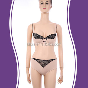 Nouvelle personnaliser <span class=keywords><strong>la</strong></span> couleur de peau séchage rapide nylon chic écolières en soutien - gorge et culotte - Product Image 1
