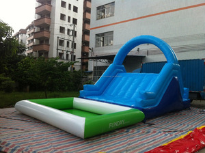 Drôle et la sécurité commerciale enfant piscine avec toboggan, <span class=keywords><strong>Little</strong></span> <span class=keywords><strong>tikes</strong></span> piscine avec toboggan - Product Image 2