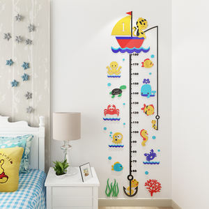 Biểu Đồ Tăng Trưởng Chiều Cao Seaworld Bán Chạy Đề Can Dán Tường Cho Trẻ Em Thước Dán Tường Có Thể Tháo Rời Cho Trẻ Em - Product Image 2