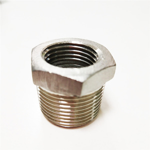Del TNP de 304/316 de acero inoxidable hombre roscada hembra buje hexagonal - Product Image 1