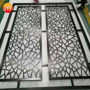ZZ34 Bán Buôn Laser Cut Kim Loại Lưới Mdf Trang Trí Treo Phòng Divider - Product Image 2